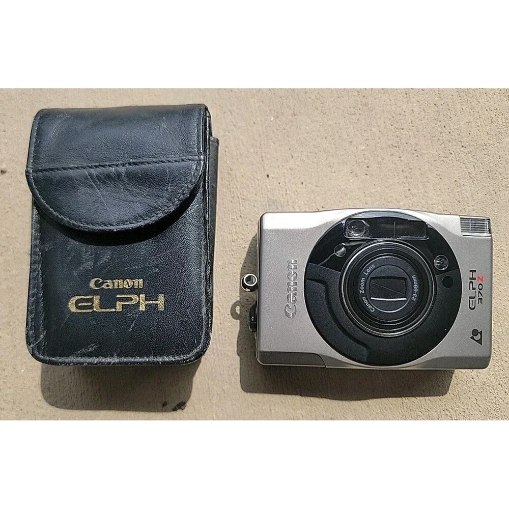Canon ELPH 370Z Camera With Case UNTESTED